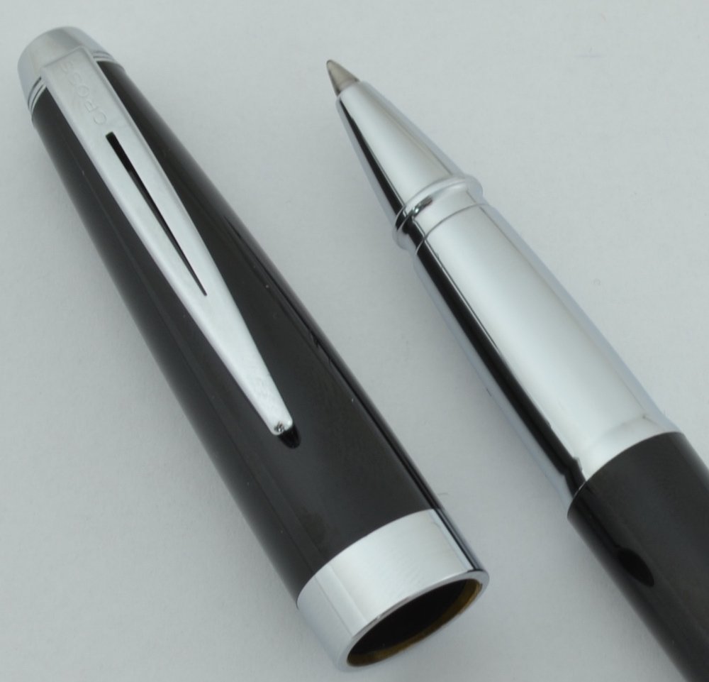 Cross Aventura Rollerball Pen Onyx Black, Chrome Trim (Near Mint, In